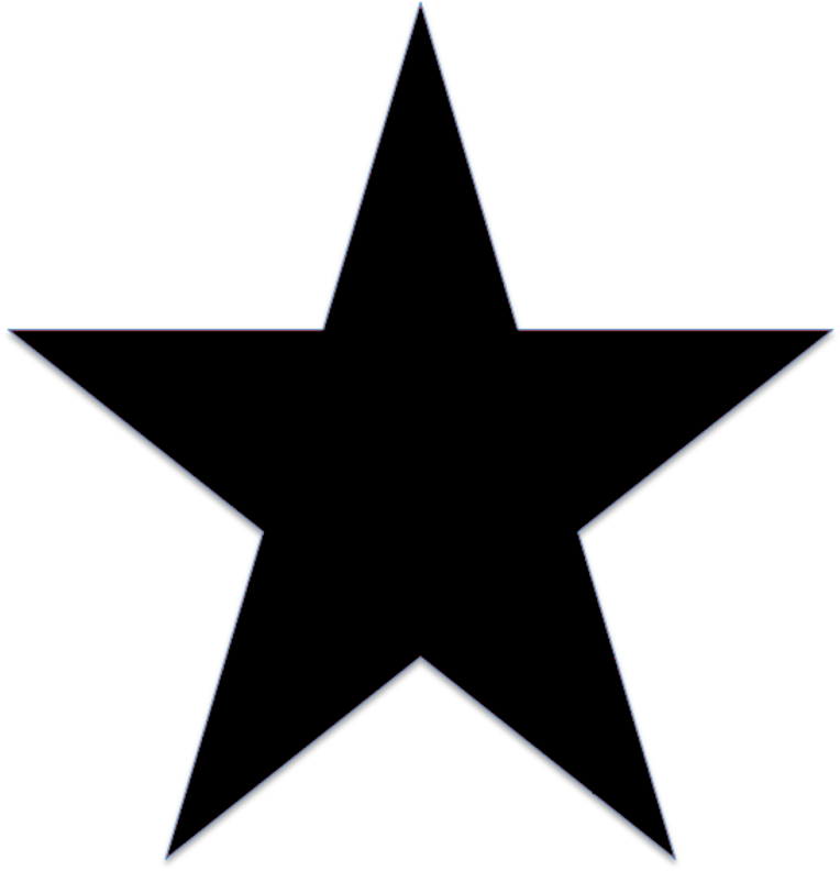 Mason Jar Candles 8oz * 16oz * 25oz Black Stars Clipart Full Size