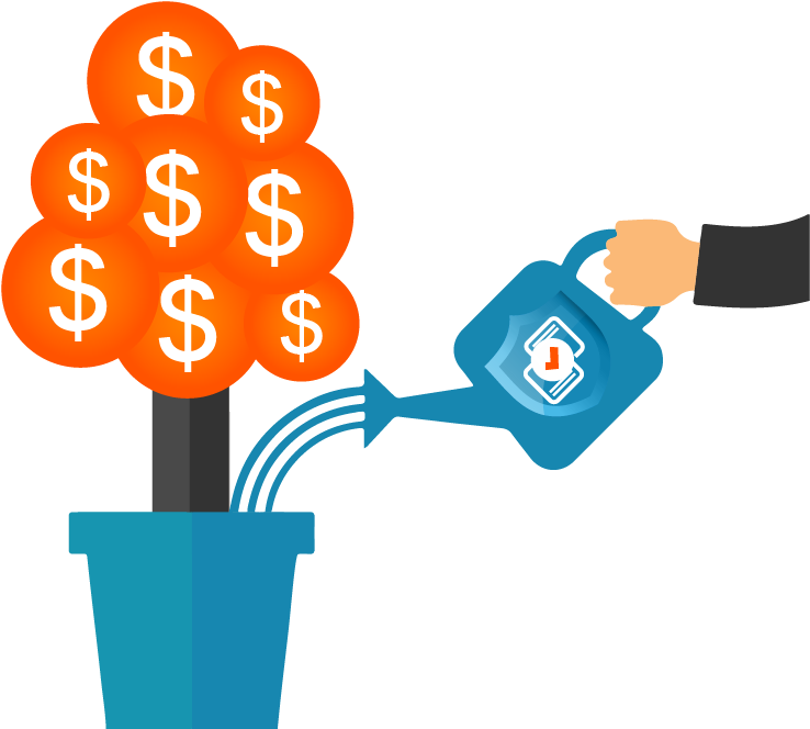 Truth In Advertising - Growing Money Tree Icon Clipart (808x688), Png Download