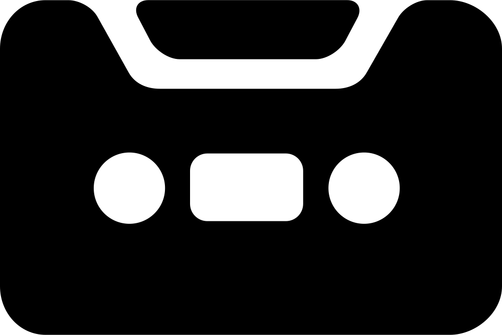 Big Cassette Tape Comments Clipart (980x654), Png Download