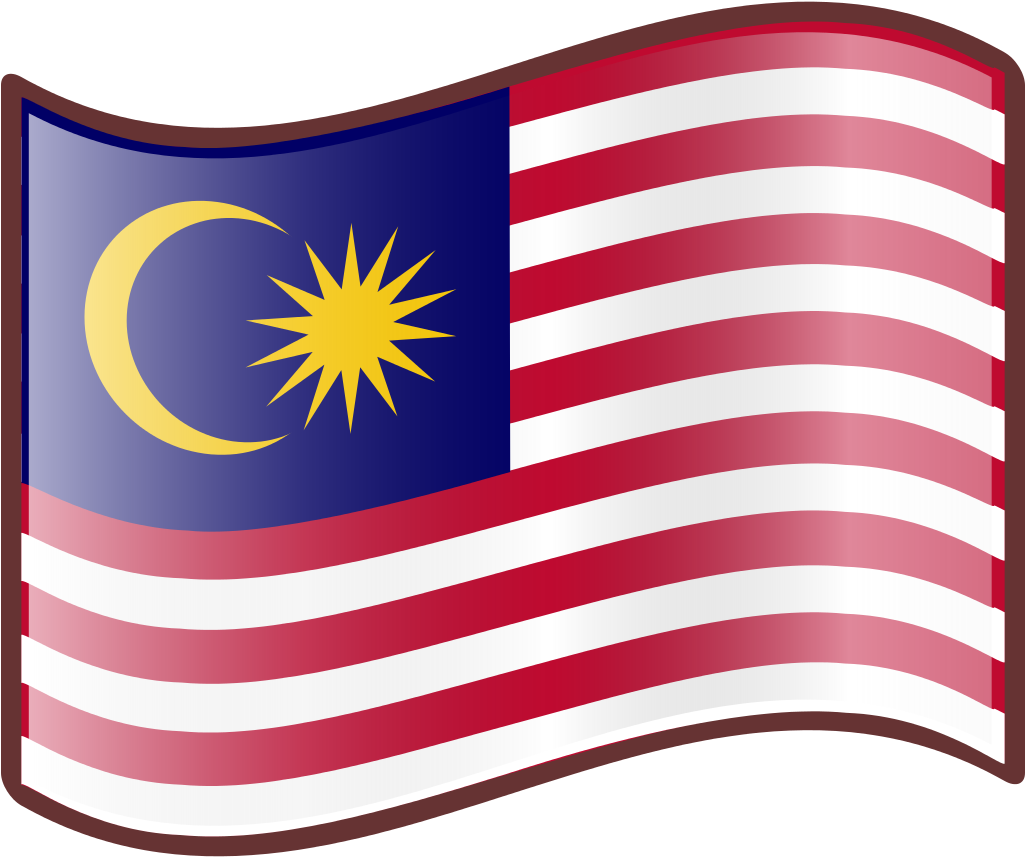 Flags Clipart Baseball - Malaysian Flag Svg - Png Download (1024x1024), Png Download