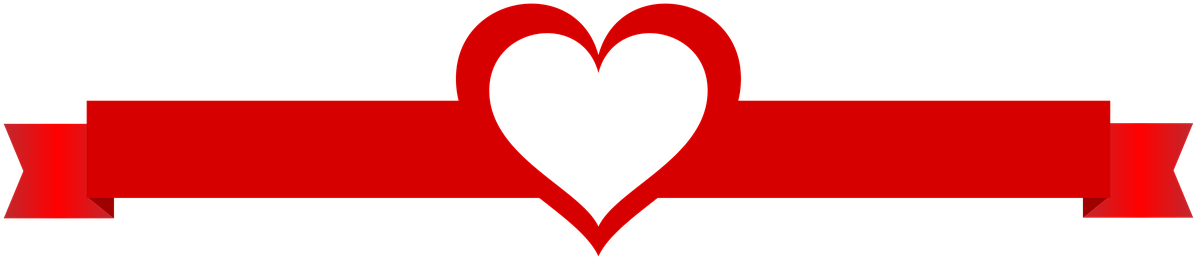 Tape, Monogram, Red, Heart - Fita De Coração Png Clipart (1237x340), Png Download