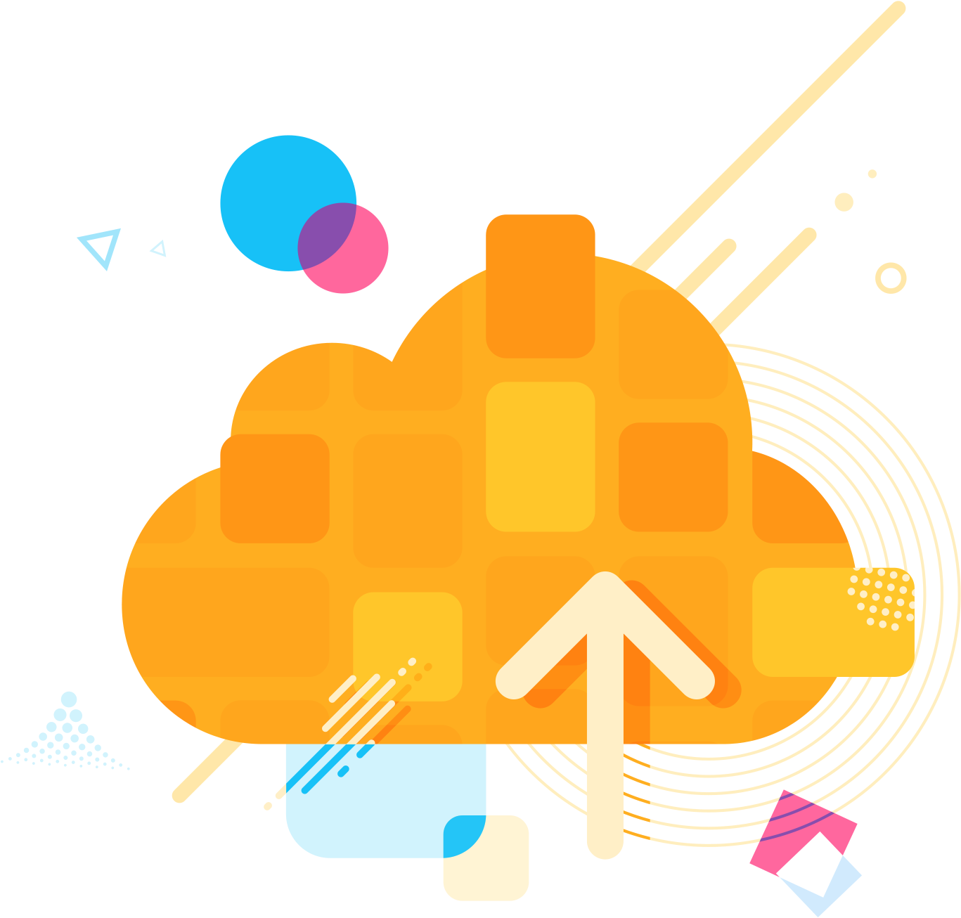 Icloud - Graphic Design Clipart (1600x1600), Png Download