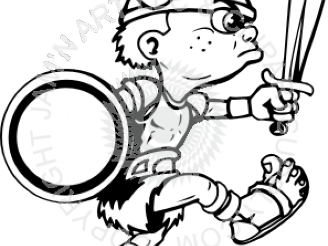 Viking Clipart Viking Boy - Lee County High School Trojan - Png Download (640x480), Png Download