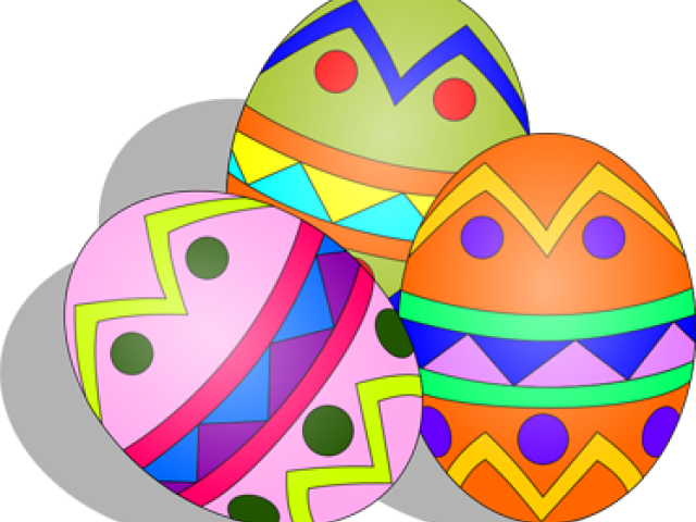 Egg Clipart Painting - Easter Eggs Transparent Clip Art - Png Download (640x480), Png Download