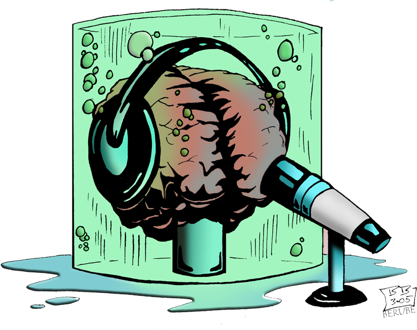 Brain - Science Fiction Clipart (900x645), Png Download