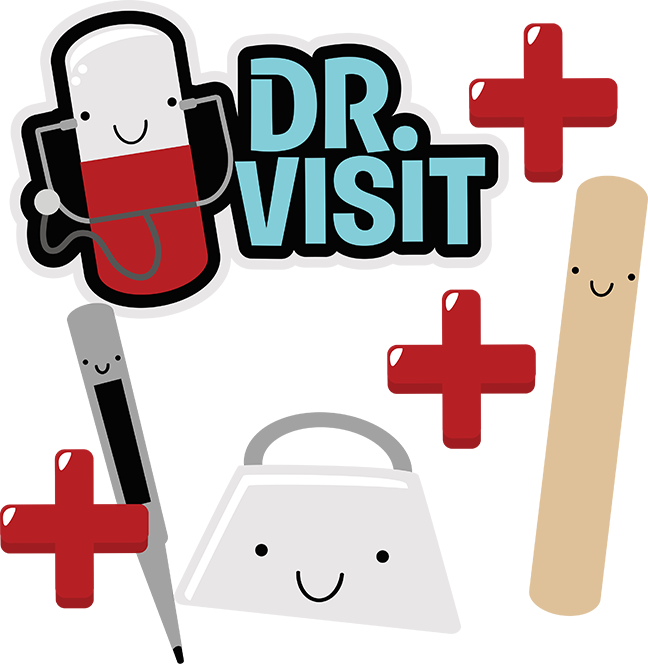 Jpg Royalty Free Stock Doctor Appointment Clipart - Doctor Visit Clip Art - Png Download (648x664), Png Download