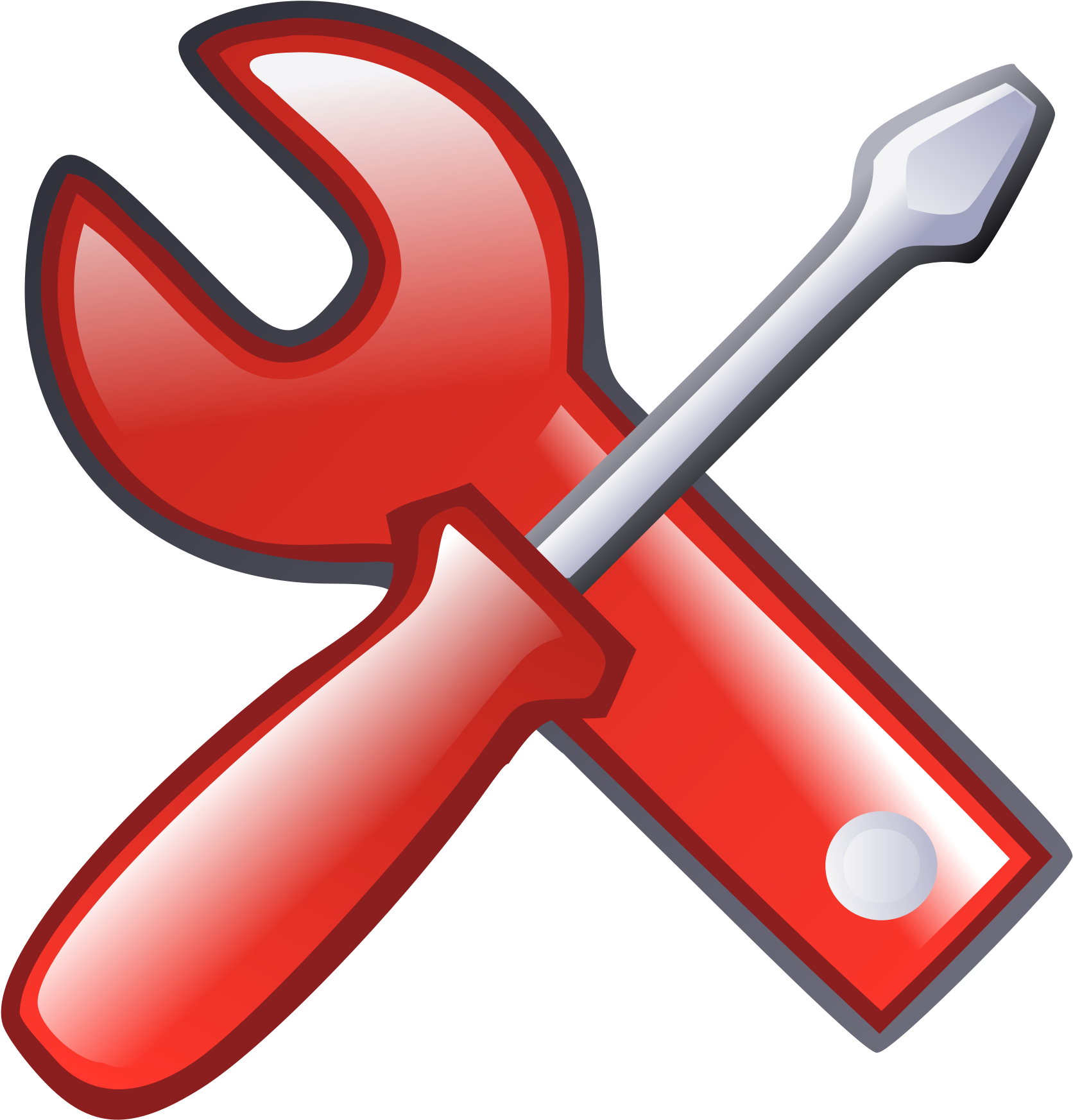Transparent Stock Plumber Clipart Maintenance Supervisor - Tools Icon Red - Png Download (2000x2000), Png Download