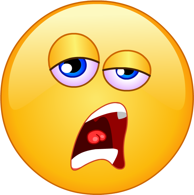 Emoji Clipart Free Clip Art Images Freeclipart - Tired Emoticon - Png Download (1023x767), Png Download