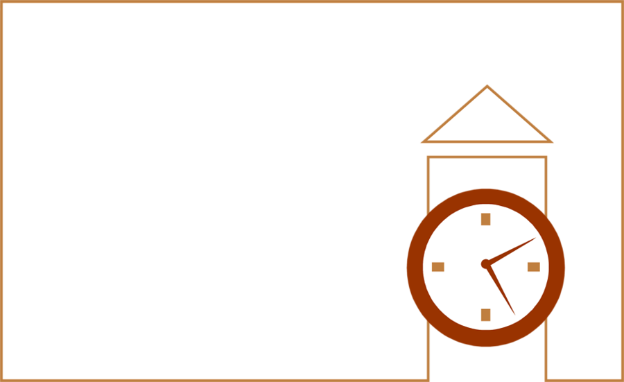 Frames And Borders Clock Clipart (900x551), Png Download