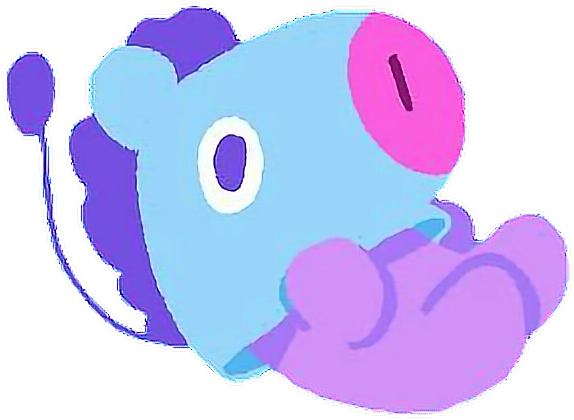 Mang Bts Bt21 Btsticker Bangtanboys Bangtansonyeonda - Imagenes De Mang Bts Clipart (708x466), Png Download