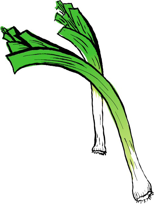 Leeks - Autumn Clipart (506x669), Png Download