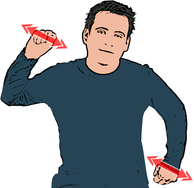 British Sign Language - Bath In British Sign Language Clipart (660x613), Png Download