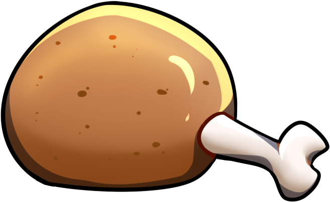 Meaty Drumstick Clipart (700x700), Png Download