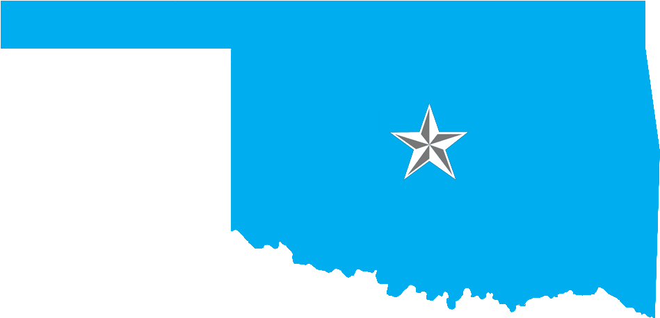 Blast Freezing - Oklahoma - Home State - Gray On White - Lantern Press Clipart (1024x819), Png Download