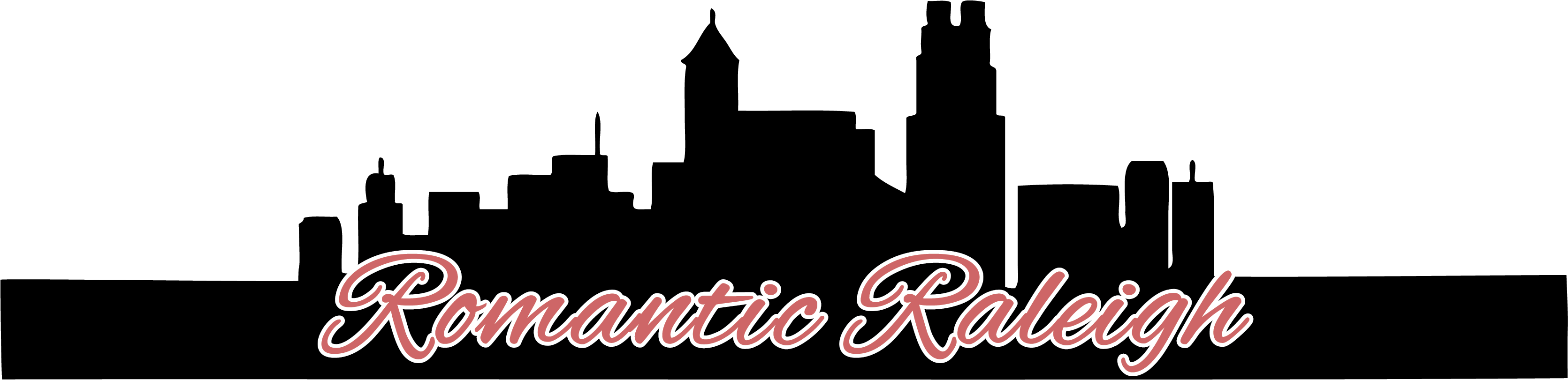 Romantic Raleigh Romances Com Stroll Through The - Raleigh Clipart (3341x868), Png Download