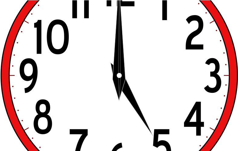 Tournament Calendar - 時鐘 卡通 Clipart (800x500), Png Download