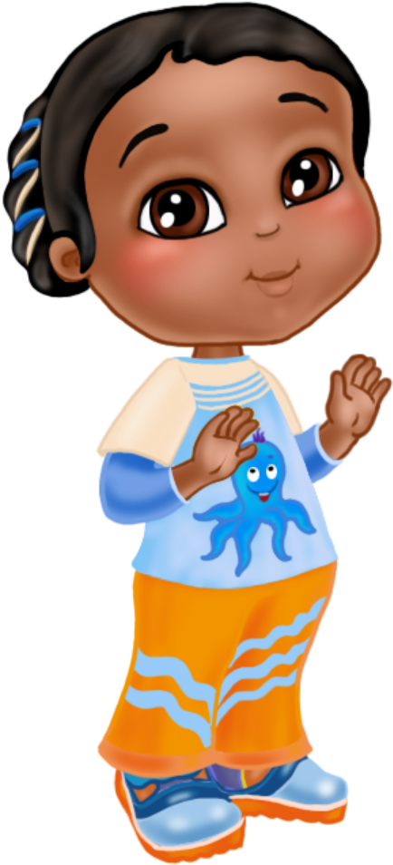 On Baby Adopter Sea My Baby Maria Is 90 Days Old - Cartoon Clipart (468x987), Png Download