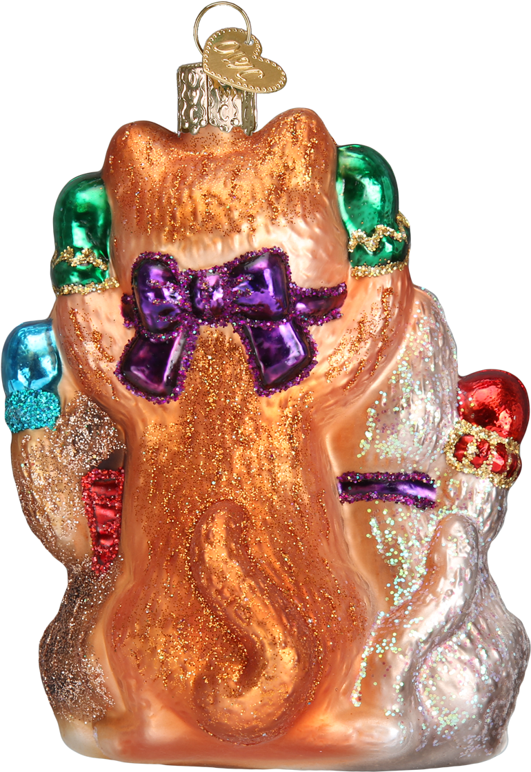 Old World Christmas Three Little Kittens Glass Christmas Old World