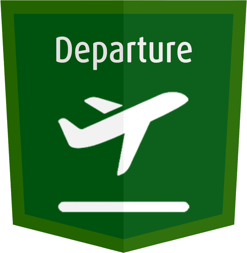 Passenger Guides - Airplane Icon Png White Clipart (1000x1000), Png Download