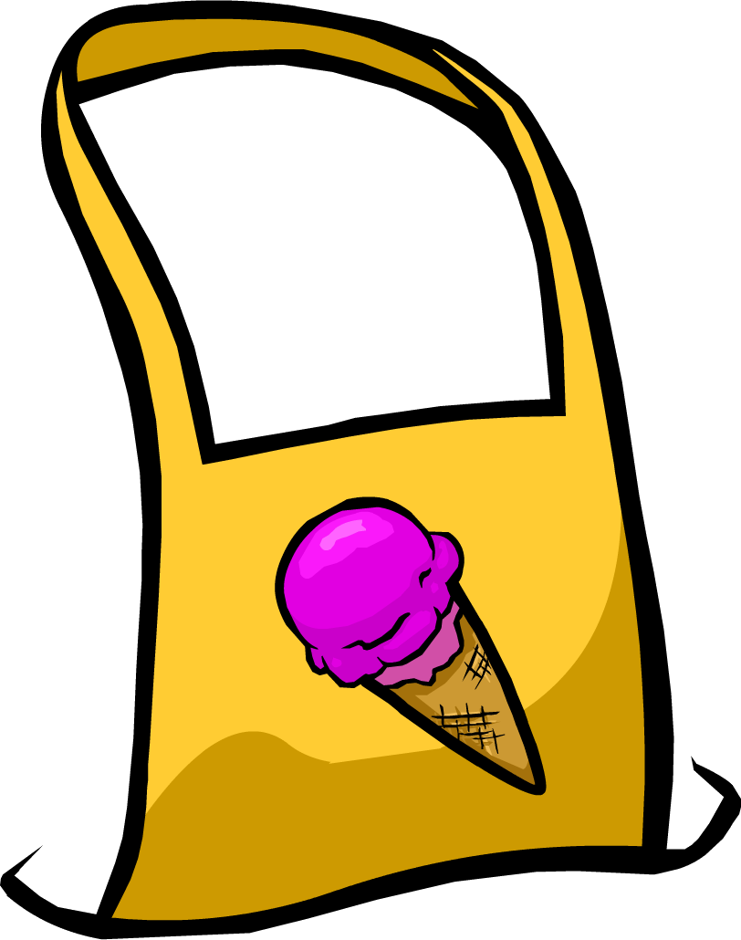 Clipart Penquin Ice Cream - Club Penguin Ice Cream Apron - Png Download (812x1030), Png Download