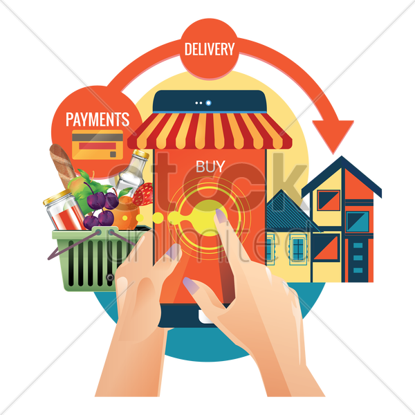 Grocery Store Clipart (600x600), Png Download