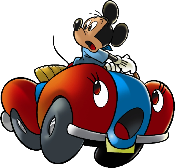 Mickey Mouse Images, Baby Mickey Mouse, Disney Mickey, - Baby Mickey In A Car Clipart (600x600), Png Download