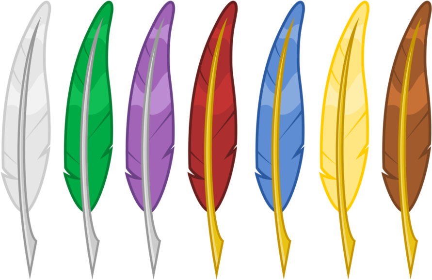Download My Little Pony Quill Clipart Pony Feather - Boat - Png Download (900x587), Png Download