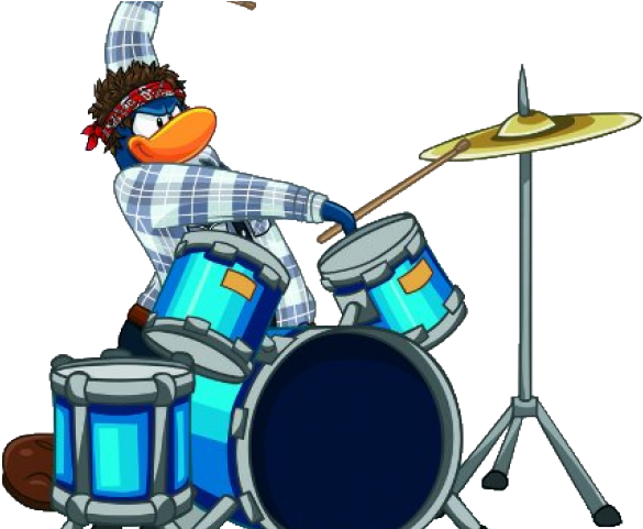 Drum Clipart Club Penguin - Club Penguin G Billy - Png Download (640x480), Png Download