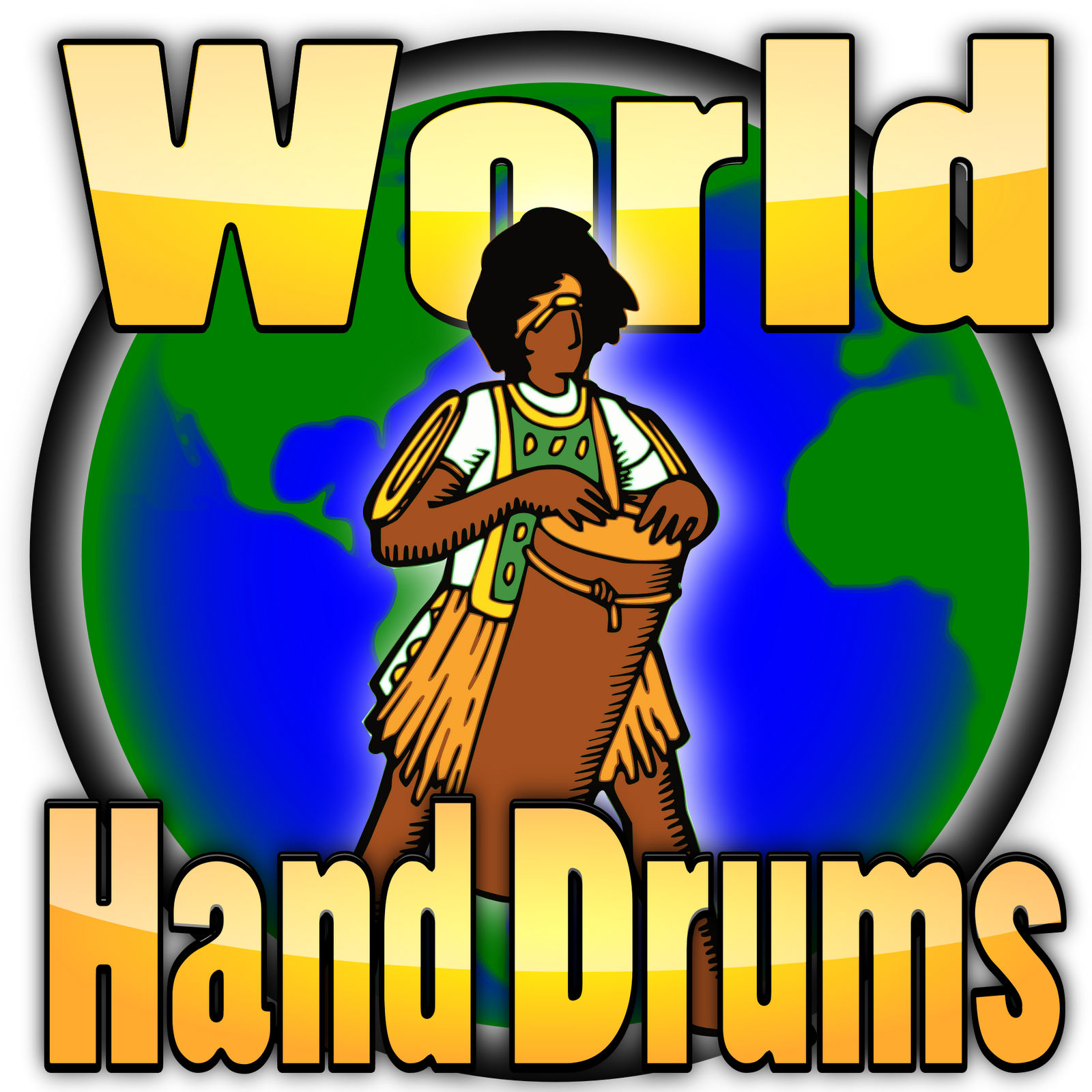 World Hand Drums - Drum Clipart (1600x1600), Png Download