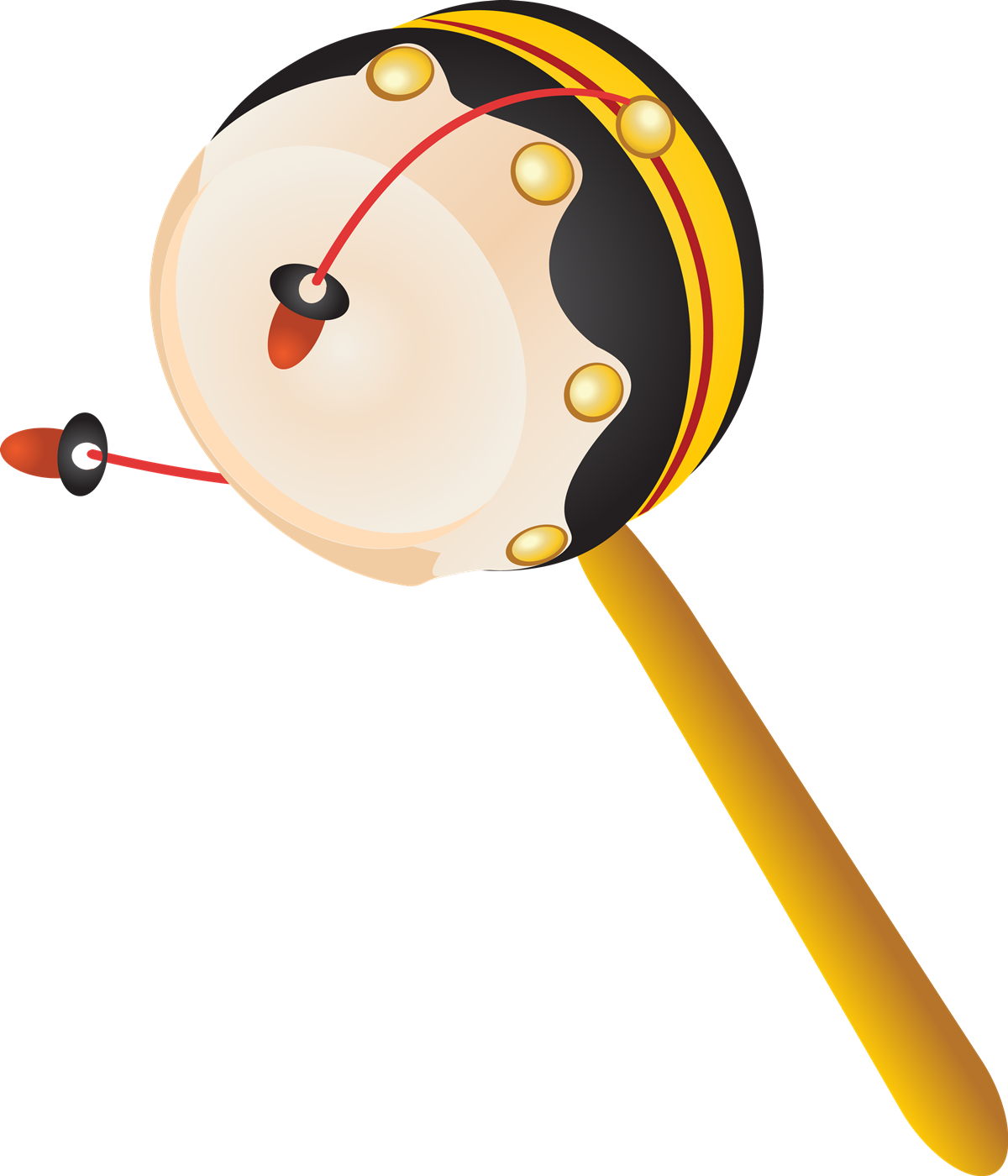 Drum Clipart Hand Drum - Hand Drum Clipart Png Transparent Png (1200x1400), Png Download