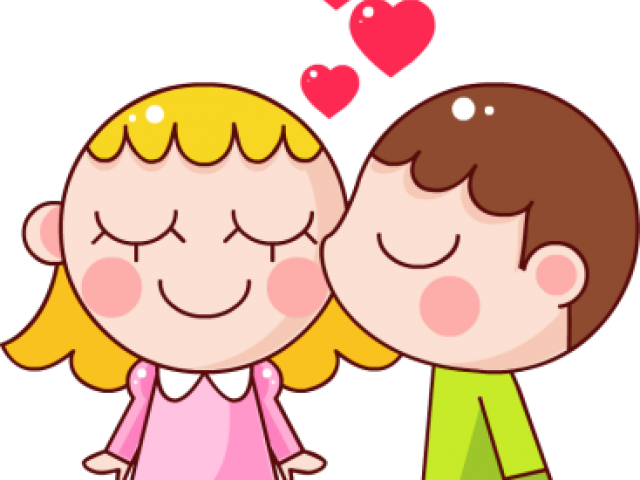 Happy Couple Clipart - Kiss Clipart - Png Download (640x480), Png Download