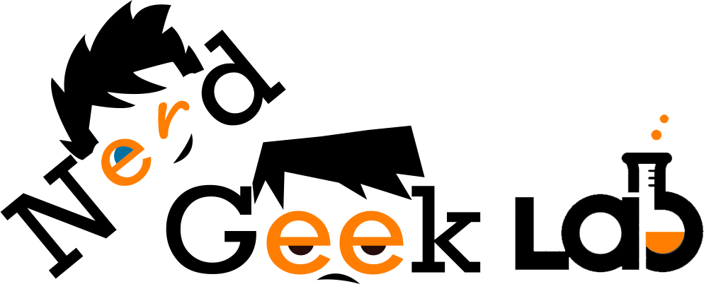 Nerd Geek Logo - Nerd And Geek Labs Clipart (994x402), Png Download