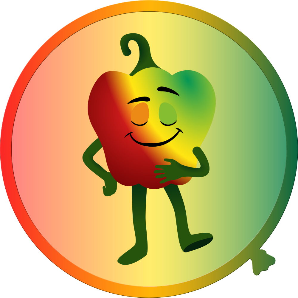 Cartoon Fruit And Vegetable Wall Decals - Wall Decal Clipart (1000x1000), Png Download