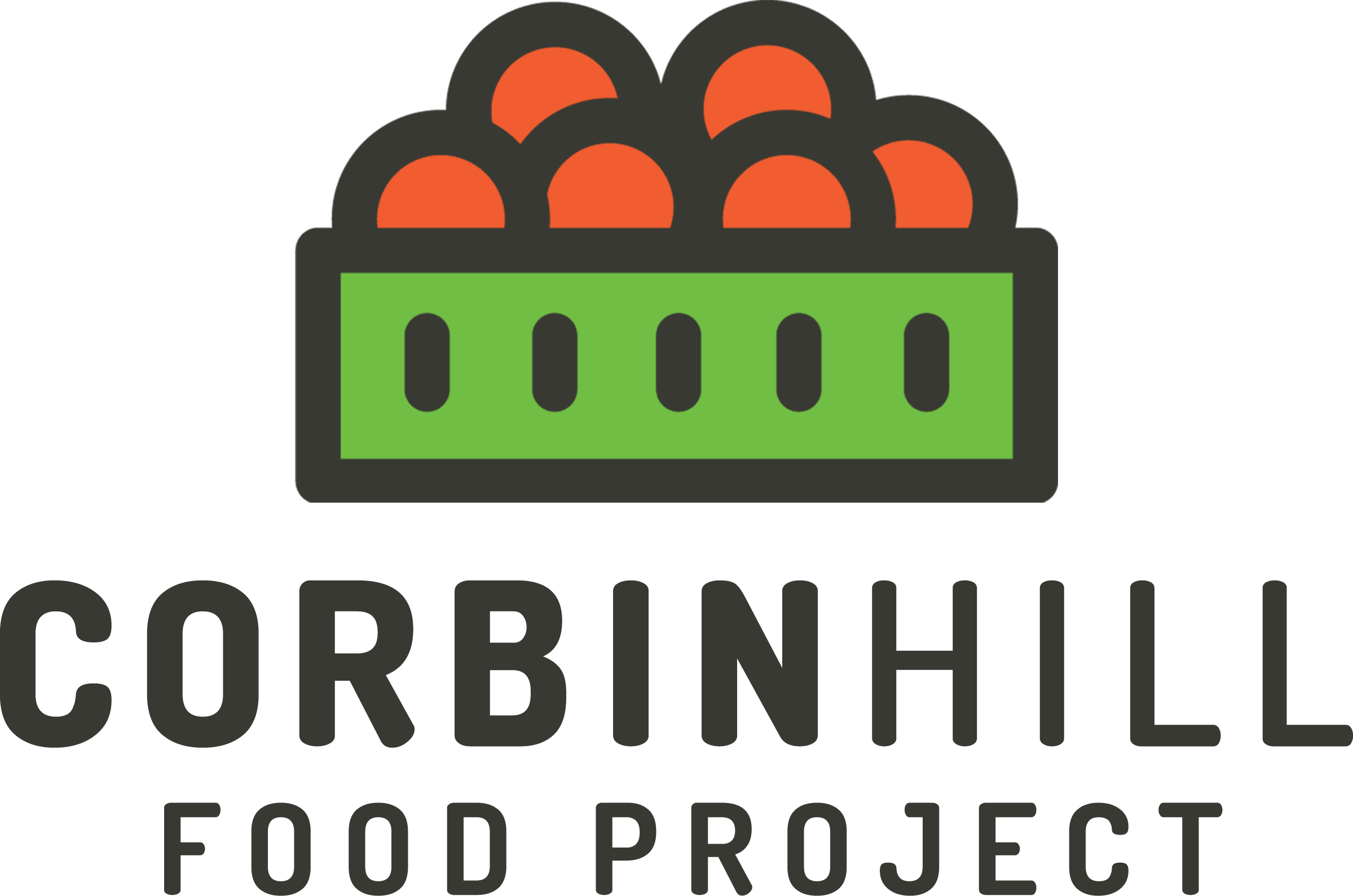 Corbin Hill Food Project Cucumber Tomato And - Corbin Hill Food Project Logo Clipart (1500x994), Png Download