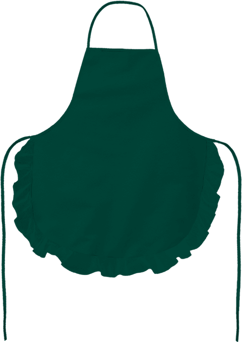 Forest Green 3308c 1478199211 484 Ffra 1 Fancy Frill - Vintage Apron Clipart (500x750), Png Download