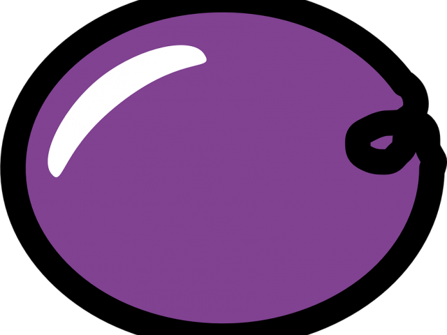 Violet Clipart Fruit - Clip Art - Png Download (640x480), Png Download