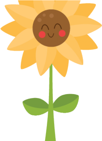 Pretty Clipart Sunflower - Cute Sunflowers - Png Download (640x480), Png Download