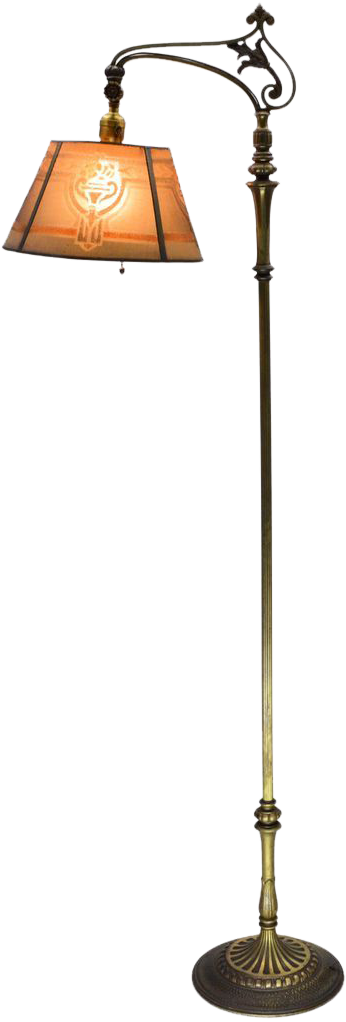 Shabby Floor Lamp Png - 1930's Floor Lamp Clipart (1021x1021), Png Download