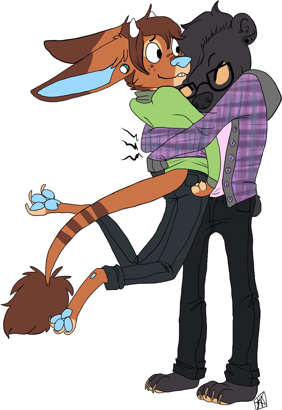 Umm Bear Hug - Cartoon Clipart (1120x1501), Png Download