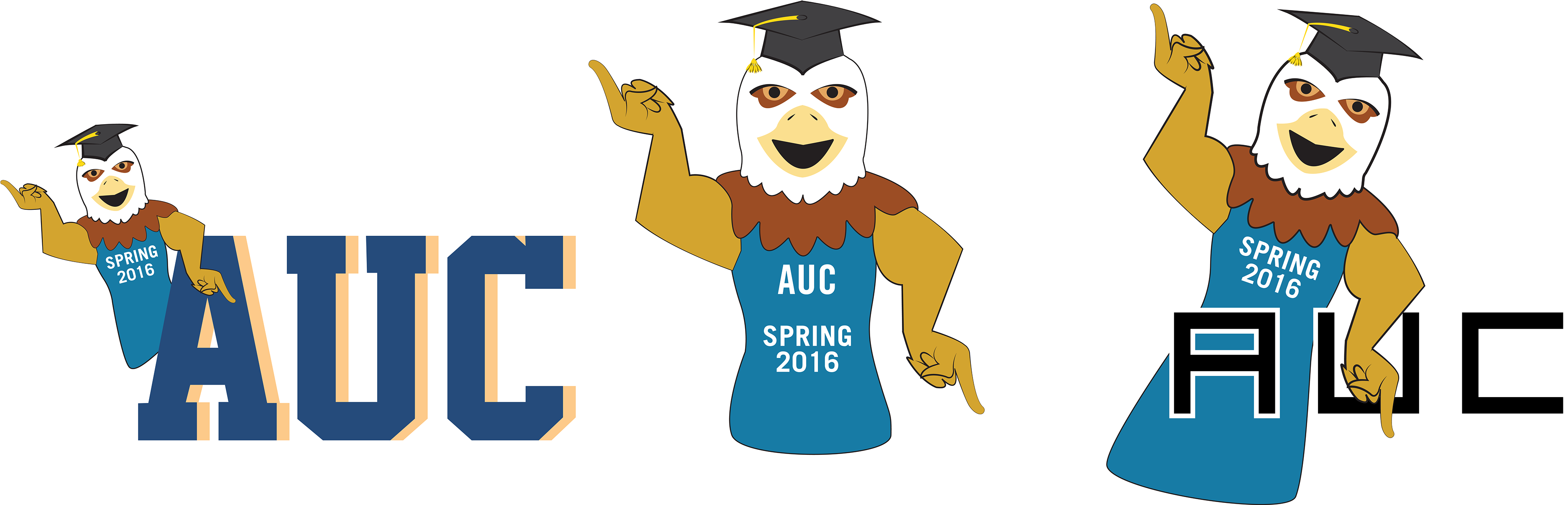 Auc 2016 Graduation Snapchat Filters - Graduation Ceremony Clipart (3840x1207), Png Download
