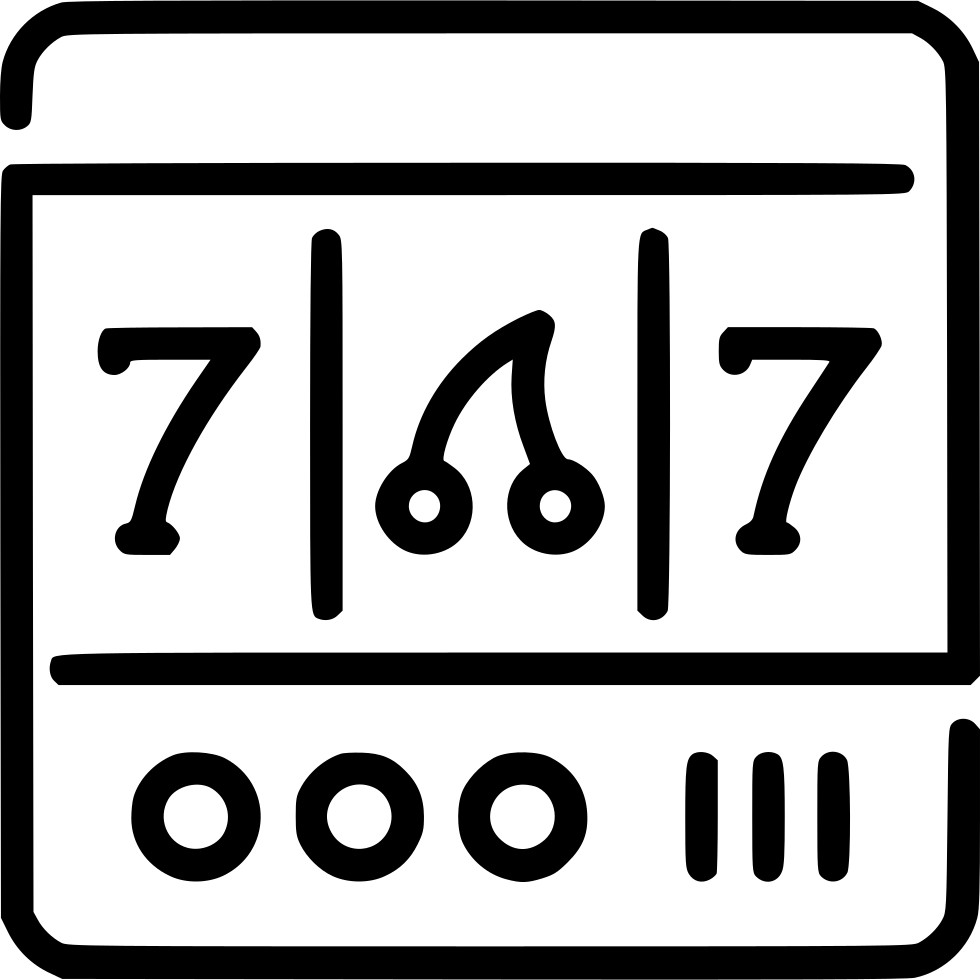 Slot Machine Comments - Slot Machine Clipart (980x980), Png Download