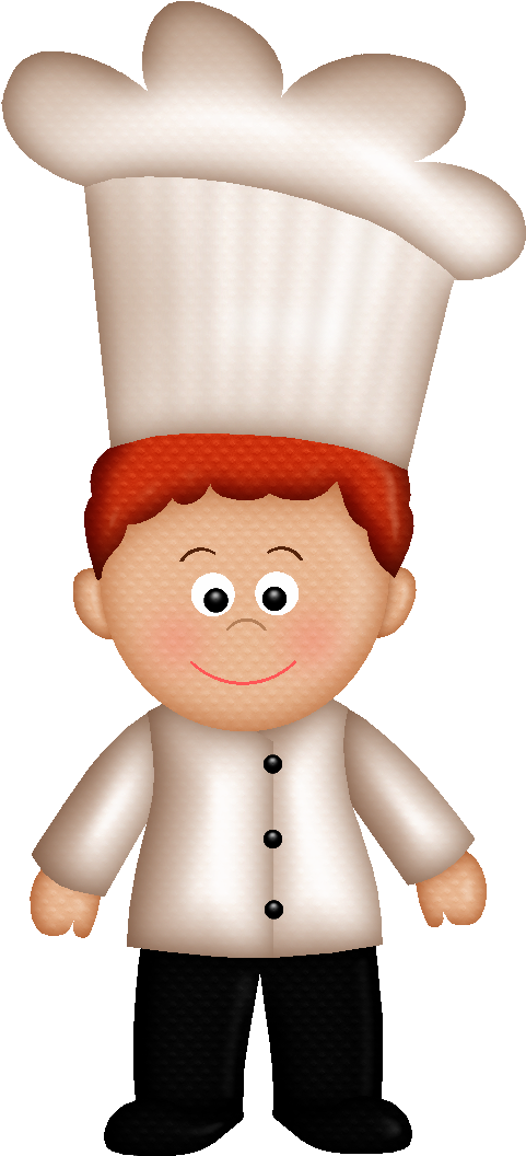 Country Clipart Backyard - Niño Cocinero Animado - Png Download (500x1070), Png Download