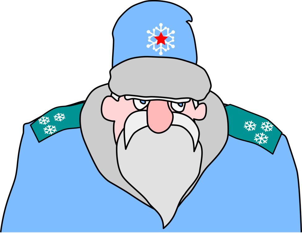 Russian Military Santa Claus - Russian Santa Claus Clipart - Png Download (958x738), Png Download