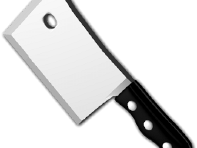 Knife Clipart Meat Cleaver - Cleaver Clipart - Png Download (640x480), Png Download
