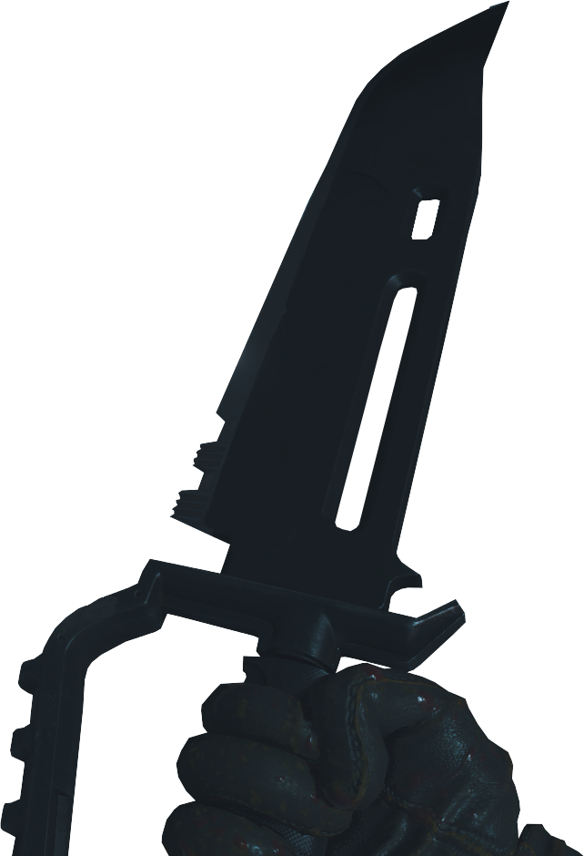 Knife Clipart Bowie Knife - Bowie Knife Black Ops 3 - Png Download (642x940), Png Download