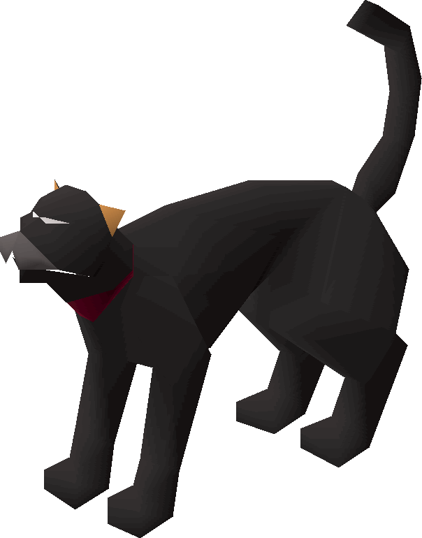 Graphic Freeuse Library Bobcat Clipart Bob Cat - Runescape Cat - Png Download (604x770), Png Download