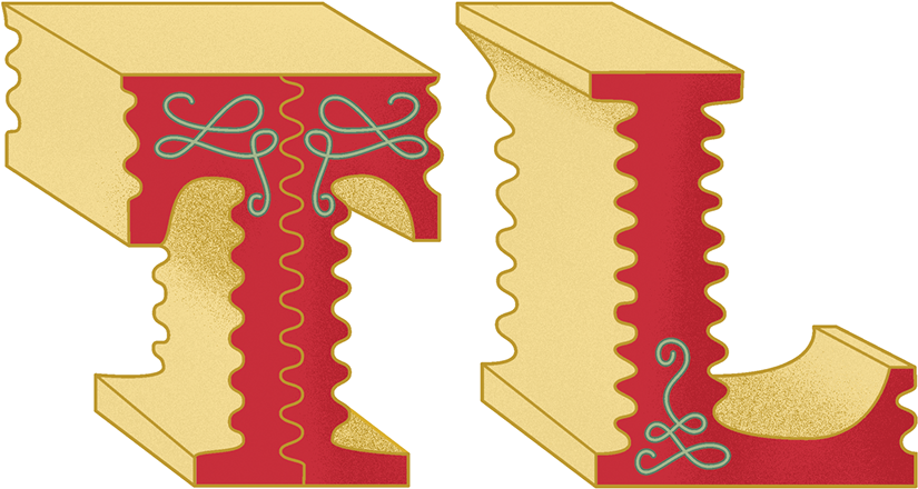 Cookbook Lettering Illustrations - Illustration Clipart (1200x943), Png Download