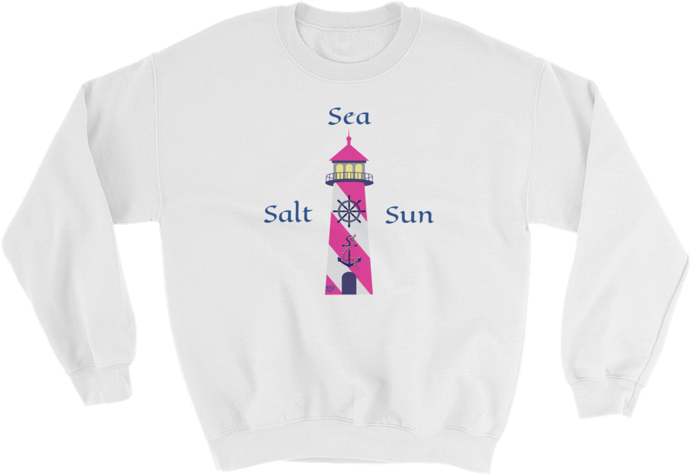 Sea Salt Sun Lighthouse Sweatshirt - Am A Goddamn Delight Effin Birds Clipart (1000x1000), Png Download