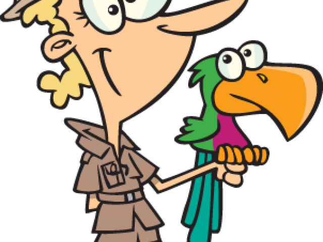 Archaeologist Clipart Zoologist - Guardia De Zoologico Dibujo - Png Download (640x480), Png Download