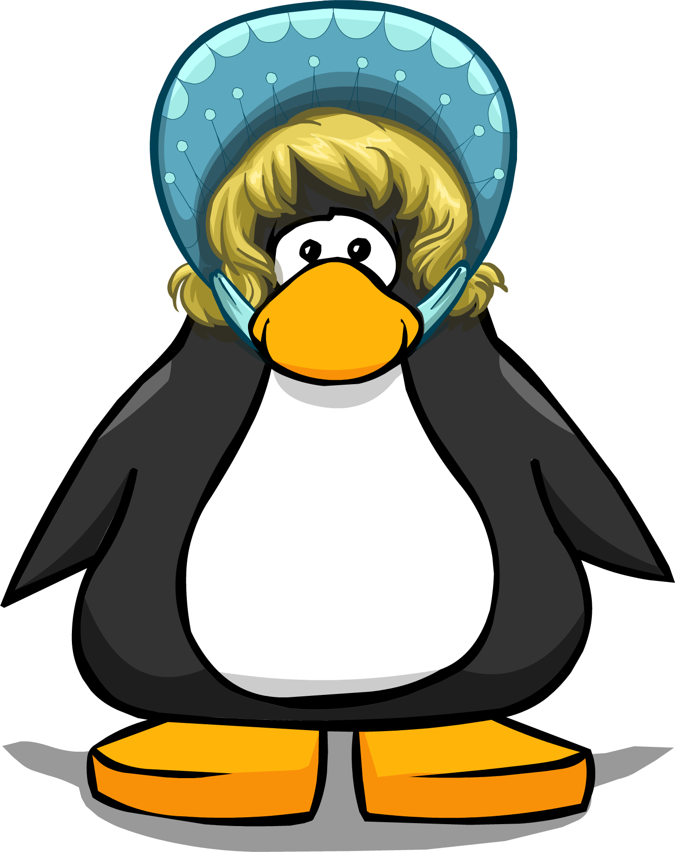 Caroler'sbonnetpc - Penguin Club Penguin Clipart (1380x1741), Png Download